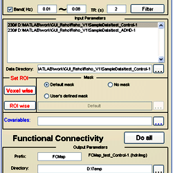 A demonstration of functional connectivity analysis.