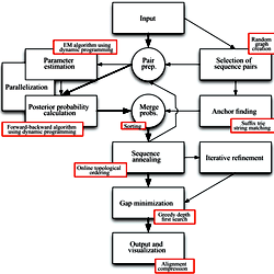 Overview of the components constituting the FSA alignment program.