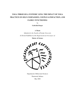 YOGA THROUGH A SYSTEMIC LENS: THE IMPACT OF YOGA PRACTICE ON SELF-COMPASSION, COUPLE SATISFACTION, AND FAMILY FUNCTIONING