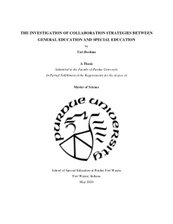 Collaboration Between General and Special Education Teachers