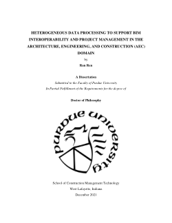 HETEROGENEOUS DATA PROCESSING TO SUPPORT BIM INTEROPERABILITY AND PROJECT MANAGEMENT IN THE ARCHITECTURE, ENGINEERING, AND CONSTRUCTION (AEC) DOMAIN