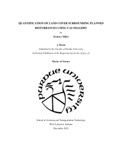 Quantification of Land Cover Surrounding Planned Disturbances Using UAS Imagery