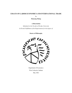 Essays on Labor Economics and International Trade