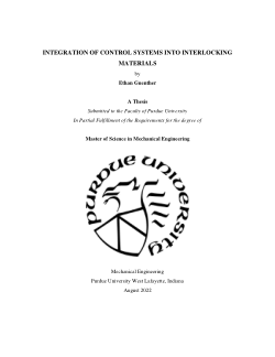 INTEGRATION OF CONTROL SYSTEMS INTO INTERLOCKING MATERIALS