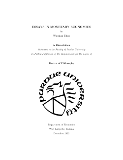 Essays in Monetary Economics