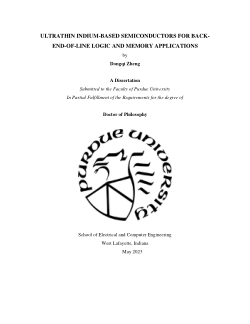 ULTRATHIN INDIUM-BASED SEMICONDUCTORS FOR BACK-END-OF-LINE LOGIC AND MEMORY APPLICATIONS