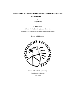 Direct Policy Search for Adaptive Management of Flood Risk