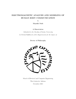 Electromagnetic Analysis and Modeling of Human Body Communication