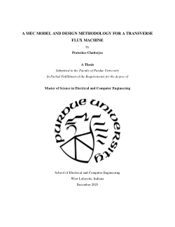 A MEC MODEL AND DESIGN METHODOLOGY FOR A TRANSVERSE FLUX MACHINE