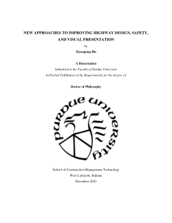 <b>New Approaches to Improving Highway Design, Safety, and Visual Presentation</b>