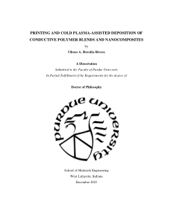 <b>Printing and cold plasma-assisted deposition of conductive polymer blends and nanocomposites</b>