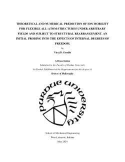 Theoretical and numerical prediction of ion mobility for flexible all-atom structures under arbitrary fields and subject to structural rearrangement. An initial probing into the effects of internal degrees of freedom.