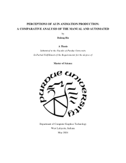 <b>Perceptions of AI in Animation Production: A Comparative Analysis of the Manual and Automated</b>