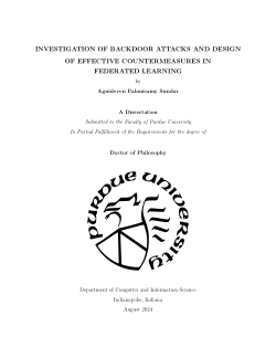 Investigation of Backdoor Attacks and Design of Effective Countermeasures in Federated Learning