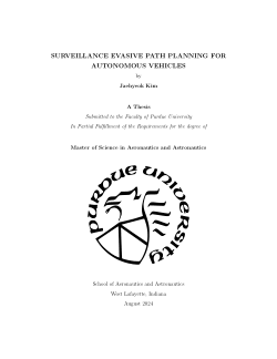 Surveillance Evasive Path Planning for Autonomous Vehicles