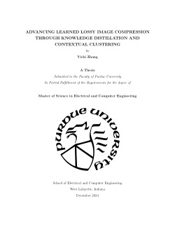 Advancing Learned Lossy Image Compression through Knowledge Distillation and Contextual Clustering