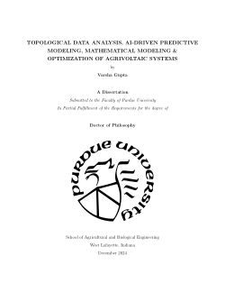 Topological Data Analysis, AI-driven Predictive Modeling, Mathematical Modeling & Optimization Of Agrivoltaic Systems