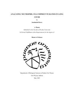<b>ANALYZING NEUTROPHIL-TO-LYMPHOCYTE RATIOS IN LONG COVID</b>