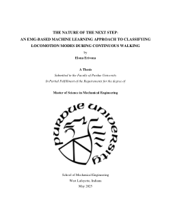 The Nature of the Next Step: An EMG-based Machine Learning Approach To Classifying Locomotion Modes During Continuous Walking