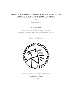TOWARDS KNOWLEDGE-DRIVEN AI FOR LARGE-SCALE OPTIMIZATION AND ROBOT LEARNING