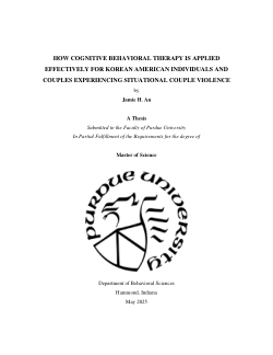 How Cognitive Behavioral Therapy is Applied Effectively for Korean American Individuals and Couples Experiencing Situational Couple Violence