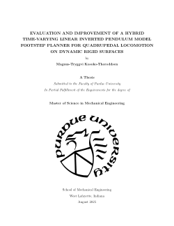 <b>Evaluation and Improvement of a Hybrid Time-Varying Linear Inverted Pendulum Model Footstep Planner for Quadrupedal Locomotion on Dynamic Rigid Surfaces</b>
