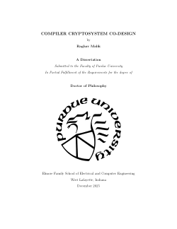 Compiler Cryptosystem Co-Design