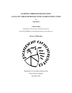 <sup><strong>LEARNING THROUGH IMAGINATION: </strong></sup><sup><strong>A SAGA OF TABLETOP ROLEPLAYING GAMES IN EDUCATION</strong></sup>