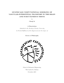 MULTISCALE COMPUTATIONAL MODELING OF VASCULAR-INTERSTITIAL TRANSPORT IN THE BRAIN AND SUBCUTANEOUS TISSUE