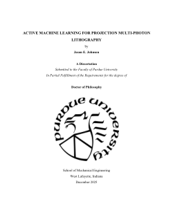 Active Machine Learning for Projection Multi-Photon Lithography