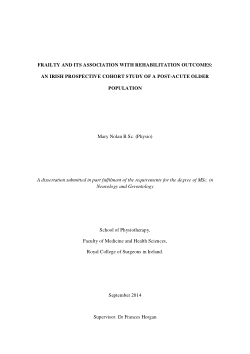 Frailty dissertation image