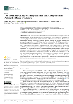 Item - The potential utility of tirzepatide for the management of polycystic  ovary syndrome - Royal College of Surgeons in Ireland - Figshare