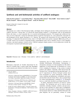 Synthesis and anti-leishmanial activities of uniflorol analogues
