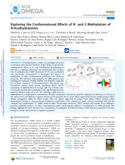 Exploring the conformational effects of <i>N</i>- and<i> C</i>-methylation of <i>N</i>-acylhydrazones