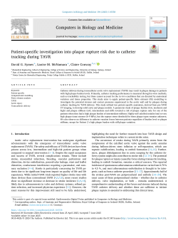 Patient-specific investigation into plaque rupture risk due to catheter tracking during TAVR