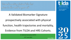 A validated biomarker signature prospectively associated with physical function, health trajectories and mortality, evidence from TILDA and HRS Cohorts