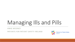 Managing ill and pills