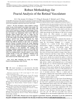 Robust Methodology for Fractal Analysis of the Retinal Vasculature