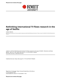 Rethinking international TV flows research in the age of Netflix