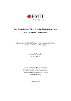 How organisations play: creating stakeholder value with enterprise gamification