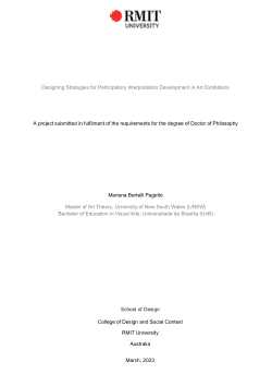 Designing strategies for participatory interpretation development in art exhibitions
