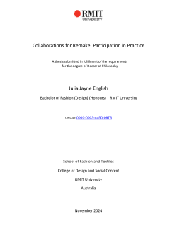 Collaborations for Remake: Participation in Practice