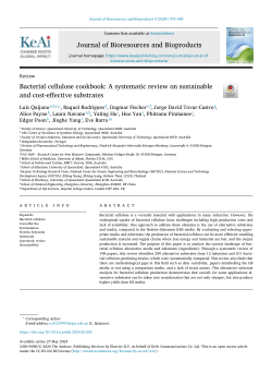 Bacterial cellulose cookbook: A systematic review on sustainable and cost-effective substrates