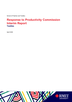 Response to Productivity Commission Interim Report