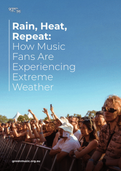 Rain, Heat, Repeat: How Music Fans Are Experiencing Extreme Weather