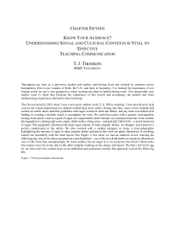 Know your audience? Understanding social and cultural contexts is vital to effective teaching, communication