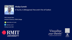 A Tourist, a (mangrove) tree and a ton of carbon