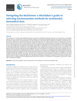 Navigating the Multiverse: a Hitchhiker’s guide to selecting harmonization methods for multimodal biomedical data