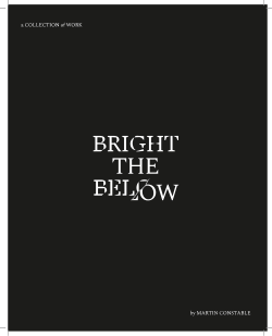 Bright the Below (exhibition catalogue)