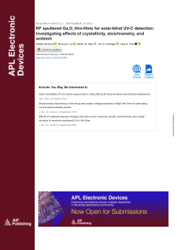 RF sputtered Ga2O3 thin-films for solar-blind UV-C detection: Investigating effects of crystallinity, stoichiometry, and ambient